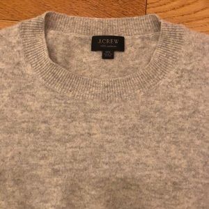 JCrew Cashmere Sweater in Gray